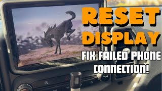 How to Reset Bronco Sport Infotainment Center Display: Fix Android Auto CarPlay Not Working
