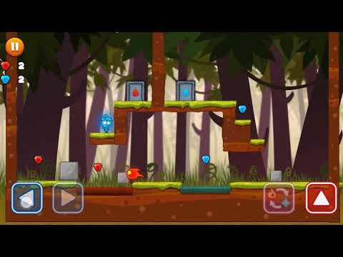 Red boy and Blue girl in Forest Temple Maze Video