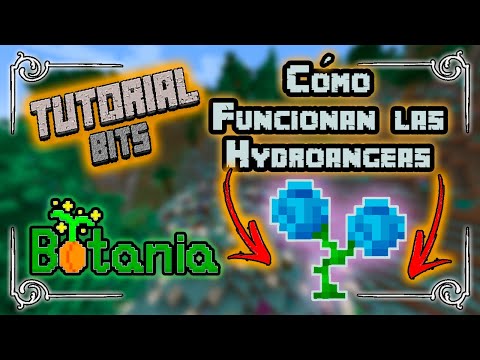 Cómo funcionan las Hydroangeas (2024) | #Botania: Tutorial Bits Español | Minecraft
