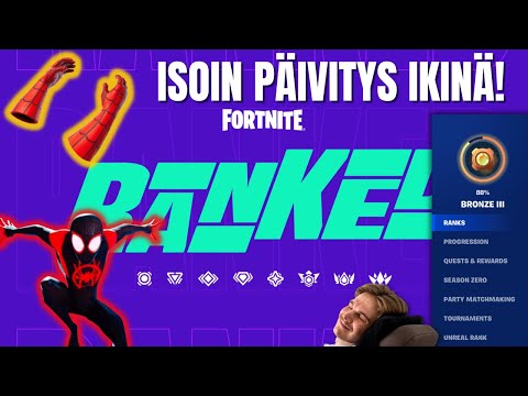 FORTNITE RANKED JA ISO PÄIVITYS!