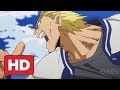 Young All Might Fight My Hero Academia Two Heroes Clip