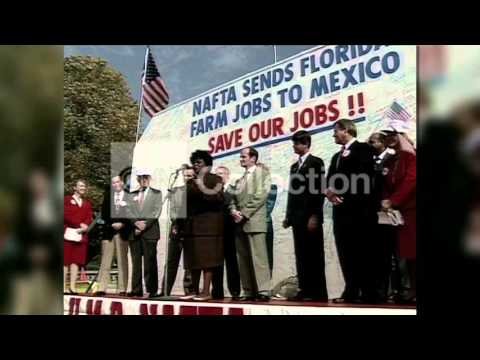 NAFTA 20TH ANNIV - NAFTA PROTEST DC