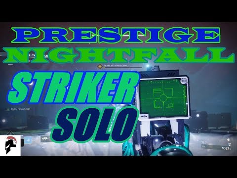 Destiny 2 - Solo Prestige Nightfall - W/ D.A.R.C.I Sniper - Striker - The Pyramidion