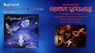 Simone Carnaghi performing Nightwish - Sacrament of wilderness (Bass cover)