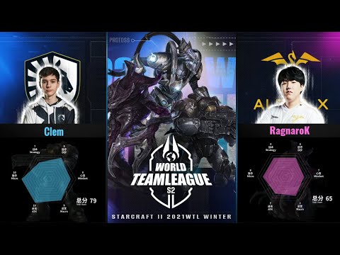 StarCraft 2 - CLEM vs RAGNAROK! - World Team League 2021 Winter: Regular Season