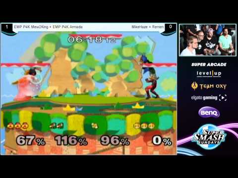 SSS 22 - EMP P4K Mew2King & EMP P4K Armada (Red) Vs. MikeHaze & Remen (Green) - Winner's Semis