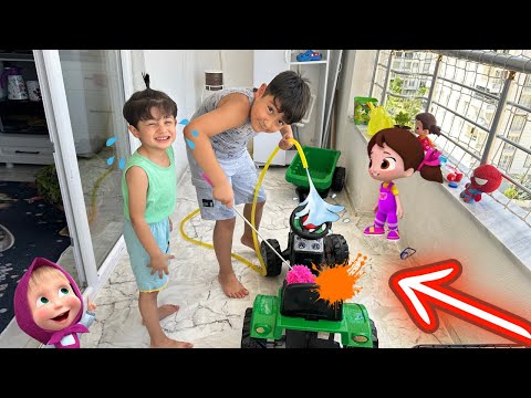 POYRAZ IN TRAKTÖRÜ KİRLENDİ! BAKIN NE YAPTIK ?