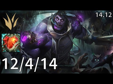Dr. Mundo Jungle vs Ivern - EUW Master | Patch 14.12
