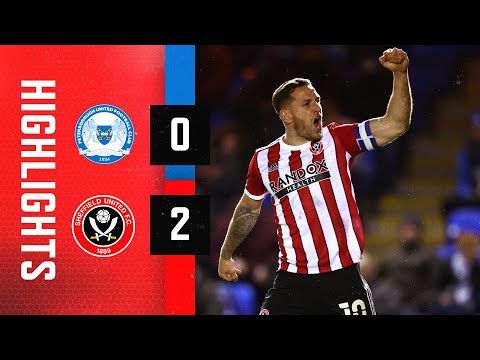 Peterborough United 0-2 Sheffield United | EFL Championship highlights | Billy Sharp breaks record