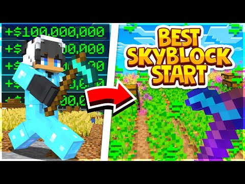 Insane Rich Skyblock Start! 🤑 | Minecraft Skyblock