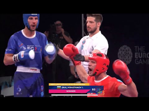 Bulgaria vs Italy Kickbox Ivan Krastanov vs Luca Padoan