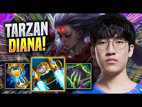TARZAN IS A MONSTER WITH DIANA! - LNG Tarzan Plays Diana JUNGLE vs Gragas! | Season 2023