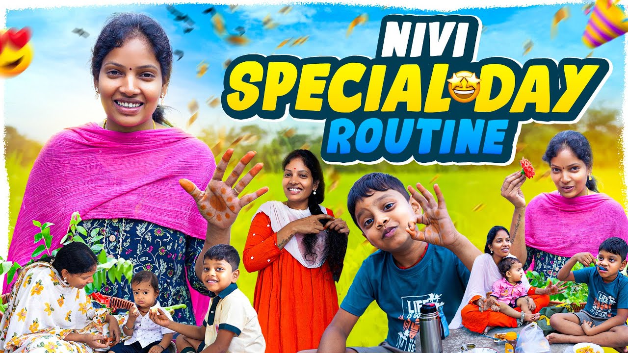 காலையிலேயே ஆரம்பிச்சாச்சு NIVI SPECIAL DAY | Vinoth Seetha