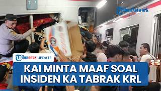 KRL yang Tertahan di Stasiun Bekasi Timur Ditabrak KA Argo Bromo Anggrek, KAI Minta Maaf