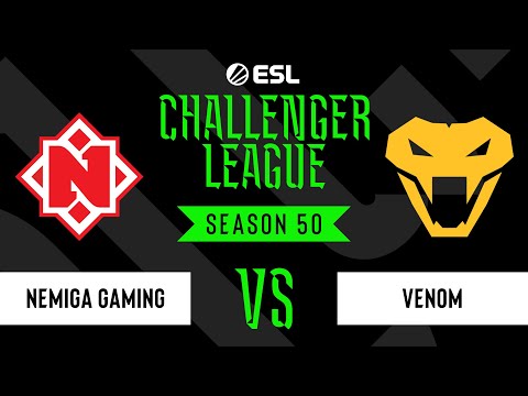 LIVE: Nemiga Gaming vs Venom - ESL Challenger League - Season 50 EU