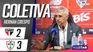 COLETIVA HERNÁN CRESPO | AO VIVO | São Paulo x Portuguesa - Paulistão 2026