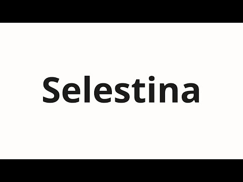 How to pronounce Selestina | Селестина (Celestine in Russian)