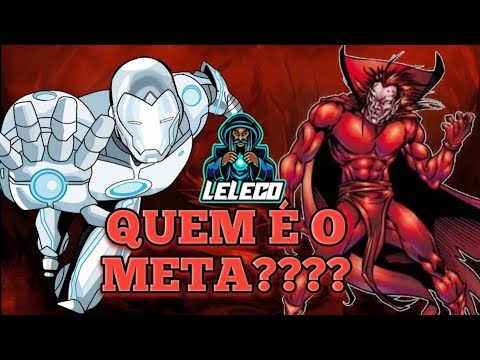 Marvel Future Fight - ABL/BAL Vilão Energia Masculino - Mephisto X Superior Iron Man T4