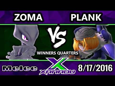 S@X 163 - Zoma (Mewtwo, Fox) Vs. Plank (Sheik) SSBM Winners Quarters - Smash Melee