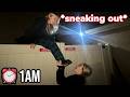 SNEAKING OUT Of The HOUSE At 1AM PART 2