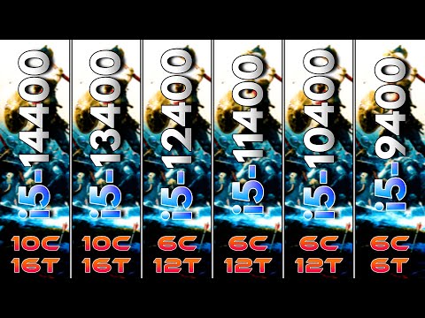 Core i5 14400 vs Core i5 13400 vs Core i5 12400 vs Core i5 11400 vs Core i5 10400 vs Core i5 9400