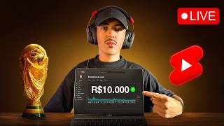🚨 AO VIVO: Produzindo Vídeos Dark pra COPA DO MUNDO! ⚽🔥