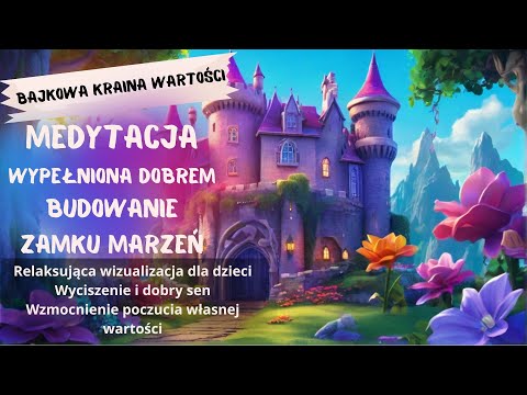 Medytacja dla dzieci na sen | Budowanie zamku marzeń | Afirmacje dla dzieci | Bajka na dobranoc
