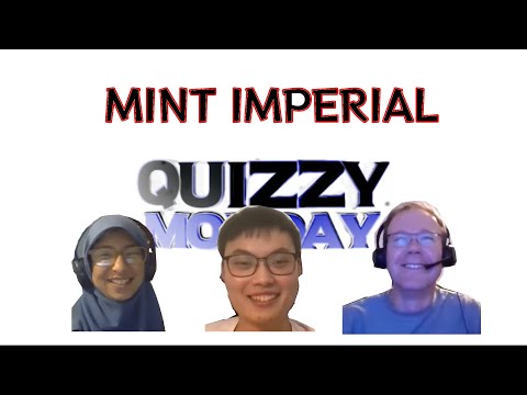 MINT IMPERIAL - Quizzy Monday - 11th September 2023