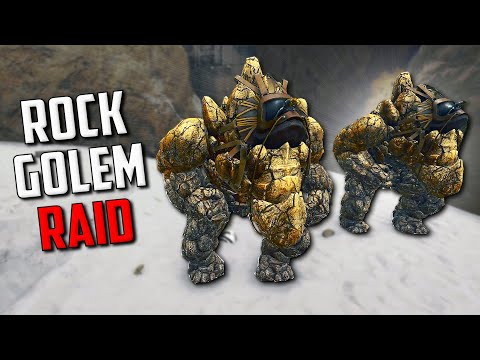 ROCK GOLEM RAIDING for HUGE PROFIT - Arkpoc Ep 17 Official Ark PvP