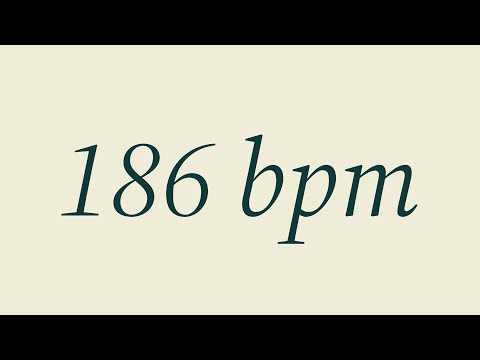 Metronome - 186 bpm