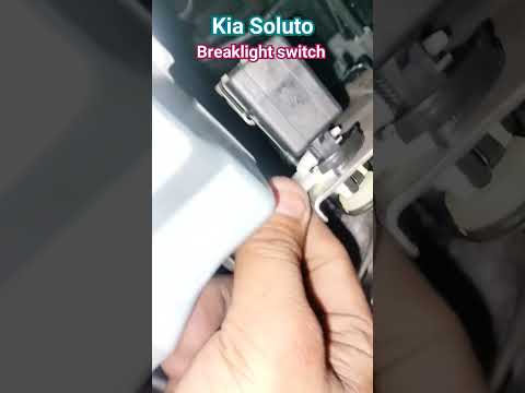 kia soluto how to Remove Breaklight switch