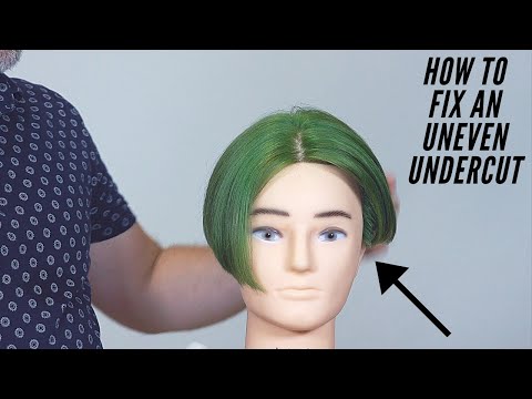 How to Fix an Uneven Undercut Haircut - TheSalonGuy