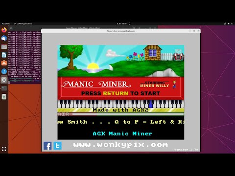 Manic Miner Linux Installation - WonkyPix Version 2023