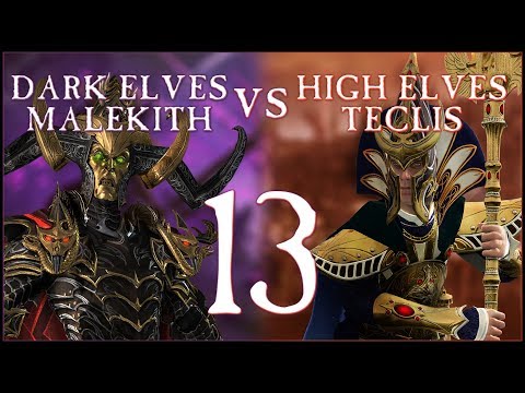 BLACK GUARDS - Malekith vs Teclis (Head to Head) - Total War: WARHAMMER II - Ep.13!