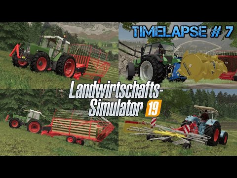 [LS19] - Timelapse #7 Walchen Seasons: GRASSILAGE - ein FENDT FARMER in den Bergen?! 😍⛰️🚜💨