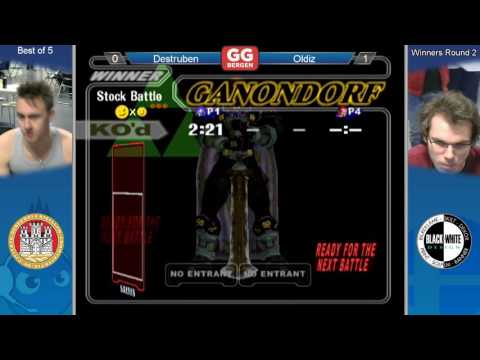 GG Bergen LXVII - Destruben (Samus) vs Oldiz (Ganondorf) - Winners Round 2 - Melee