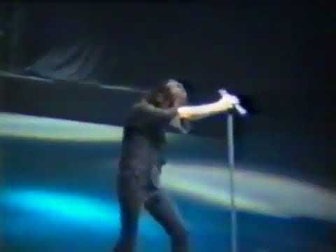 Depeche Mode Devotional Tour - Dave Gahan with a fan on stage Behind The Wheel