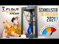 FLSUN SR Super Racer DELTA MEGA Schnell 3D Drucker Test 2021