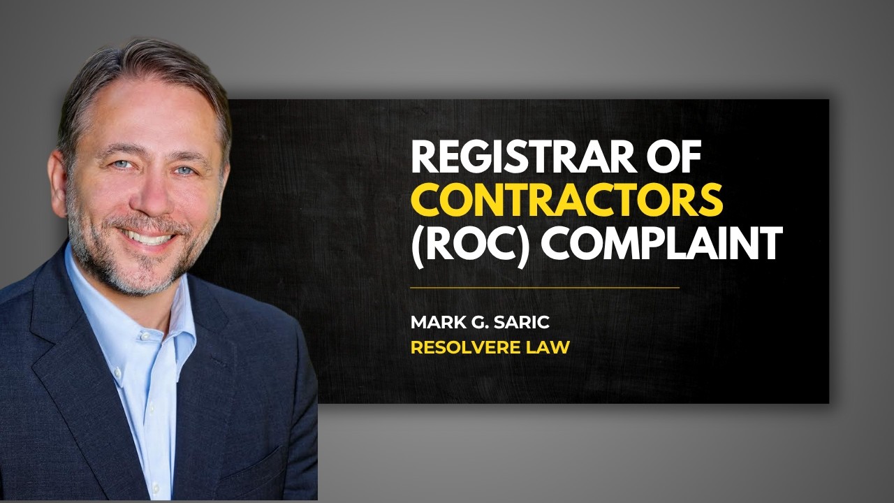 How Resolvere Defended a Contractor Facing an ROC Complaint