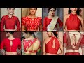 Red Colour Blouse Designs Red Blouse Blouse Designs Trendy Blouse Designs Bridal Blouse Design 2023
