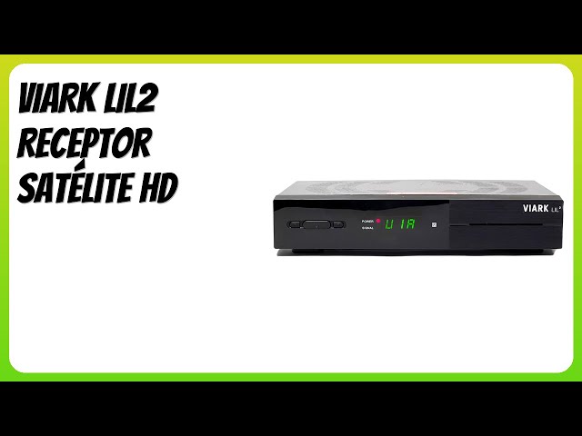 Vídeo relacionado con VIARK Viark LIL2 Receptor Satélite DVB-S2 Full HD 1080p H265 con Lector de Tarjetas, LAN y Antena WiFi