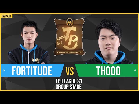 WC3 - TP League S1 - Group A - WB Final: [HU] Fortitude vs. TH000 [NE]