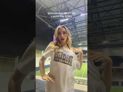 @ZaraLarssonOfficial  WHAT did you put in this sonngggg #shorts #zaralarsson #dancer