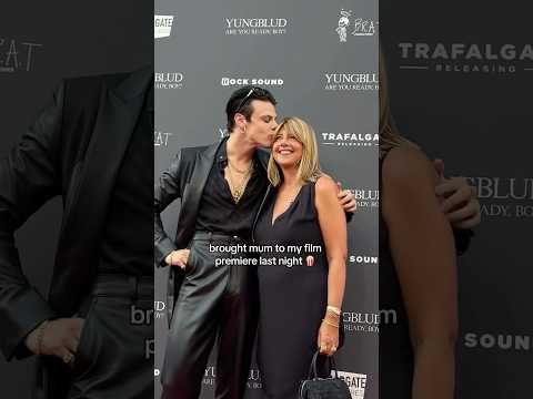 YUNGBLUD - brought mi mum as my date to my film premiere last night 🍿#yungblud #shorts