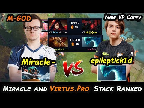 MIRACLE [Gyrocopter] Vs epileptick1d Wonderkid Top1 MMR Feat VirtusPro Stack Dota 2 7.22H Gameplay