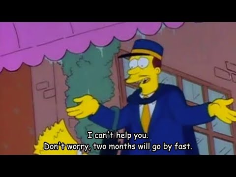 Bart Speaking French scene (Actual French dub) w/ English subtitles