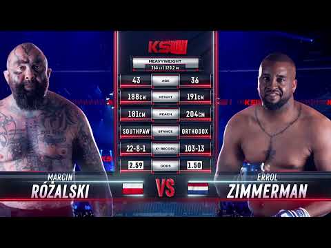KSW  Free Fight: Errol Zimmerman vs. Marcin Rozalski | XTB KSW 81