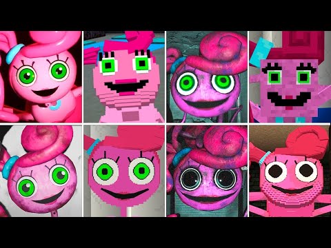 Gupka - Poppy Playtime - Evolution of Mommy's eyes | Minecraft vs Original | Mommy Long Legs