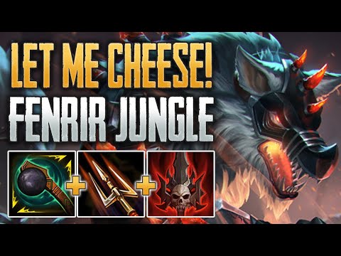 JUST LET ME CHEESE! Fenrir Jungle Gameplay (SMITE Conquest)