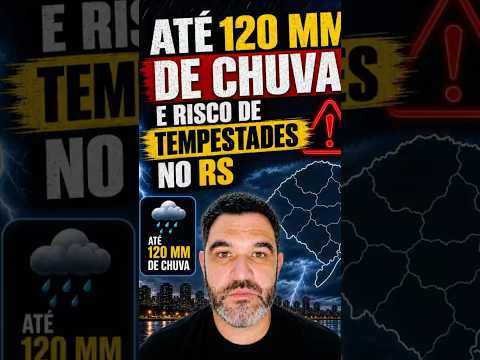 A situação pode piorar: chuva intensa volta ao Rio Grande do Sul